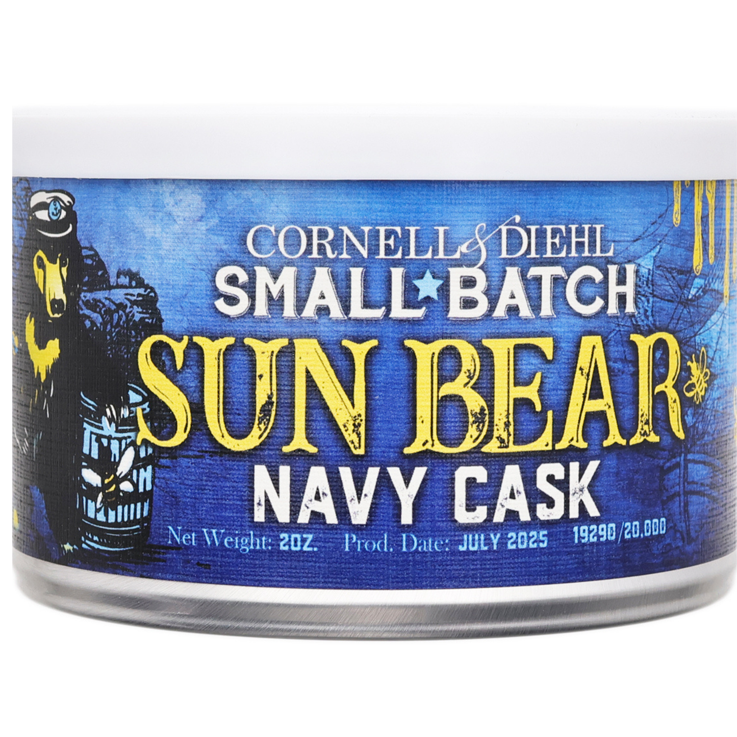 Cornell & Diehl Pipe Tobacco: Sun Bear Navy cask 2oz