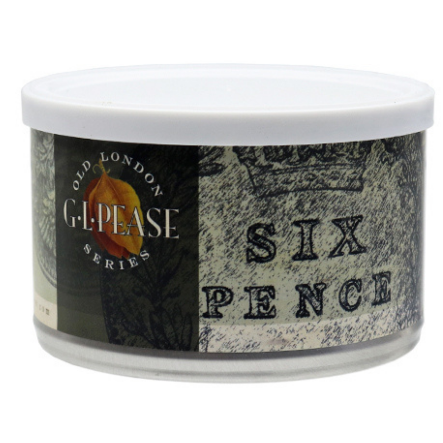G. L. Pease Pipe Tobacco: Sixpence 2oz