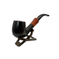 White Elephant Pipes Serengeti Sandblasted Bent Billiard