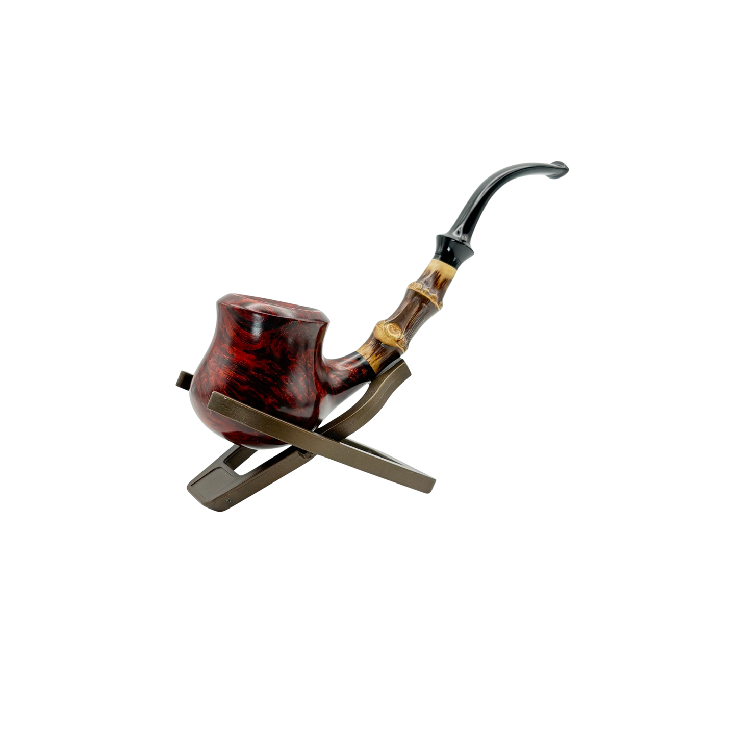 C Pipe Bent Dublin W/Bamboo Shank Smooth