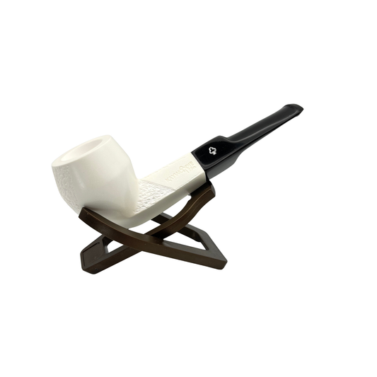 Kaywoodie 175th Bulldog Meerschaum Partially Rusticated D