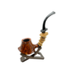 C Pipe Freehand Bent Volcano W/ Bamboo Shank