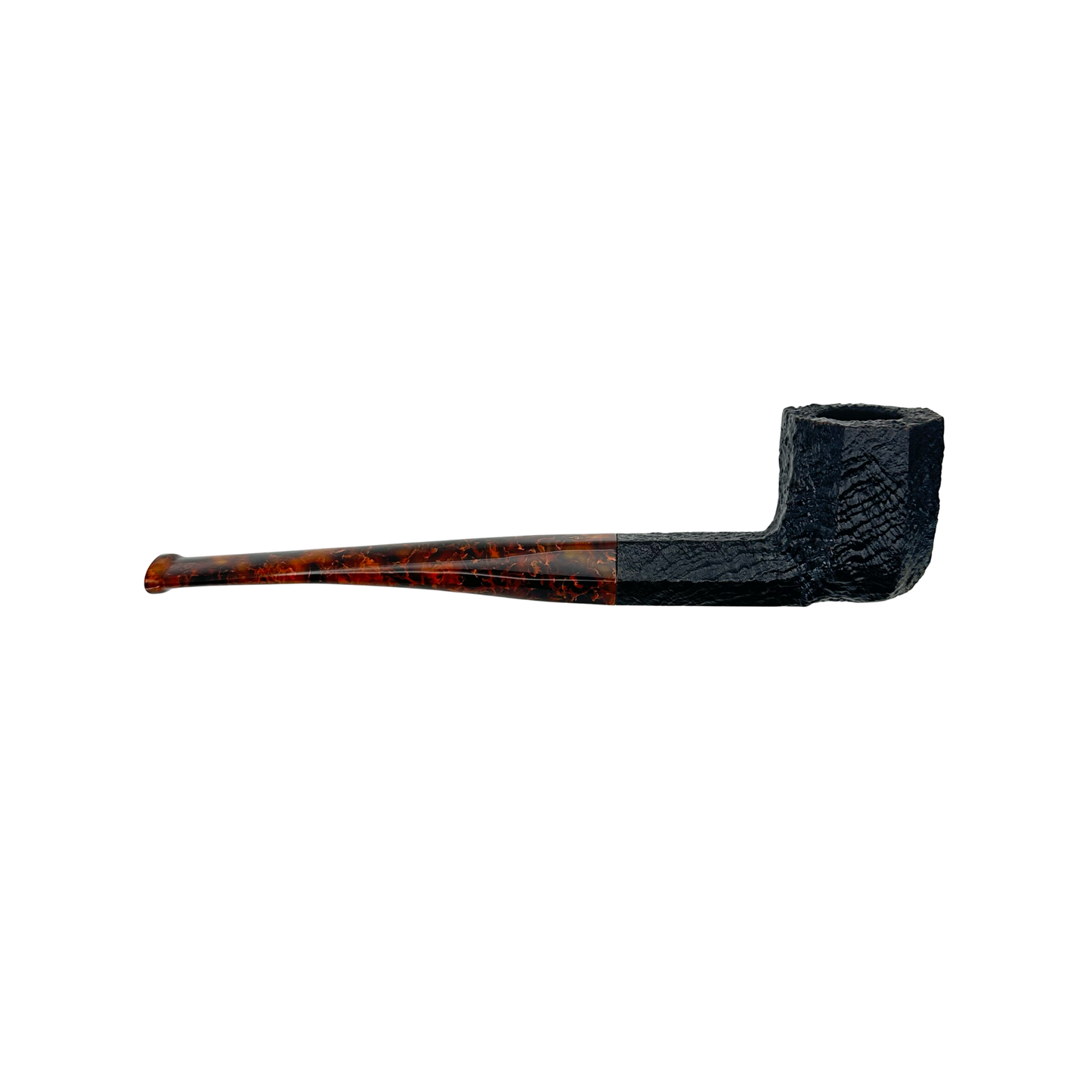 Savinelli Pipes: Ottagono Long Sandblasted (6mm)