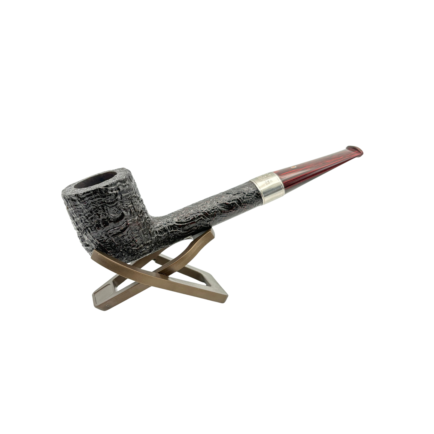 Ashton XXX Brindle 226 Straight Billiard Silver Mounted