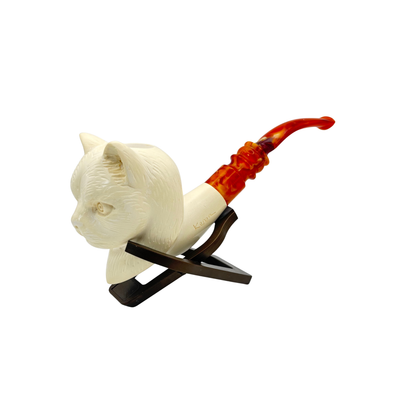 Celebi Cat Head Meerschaum