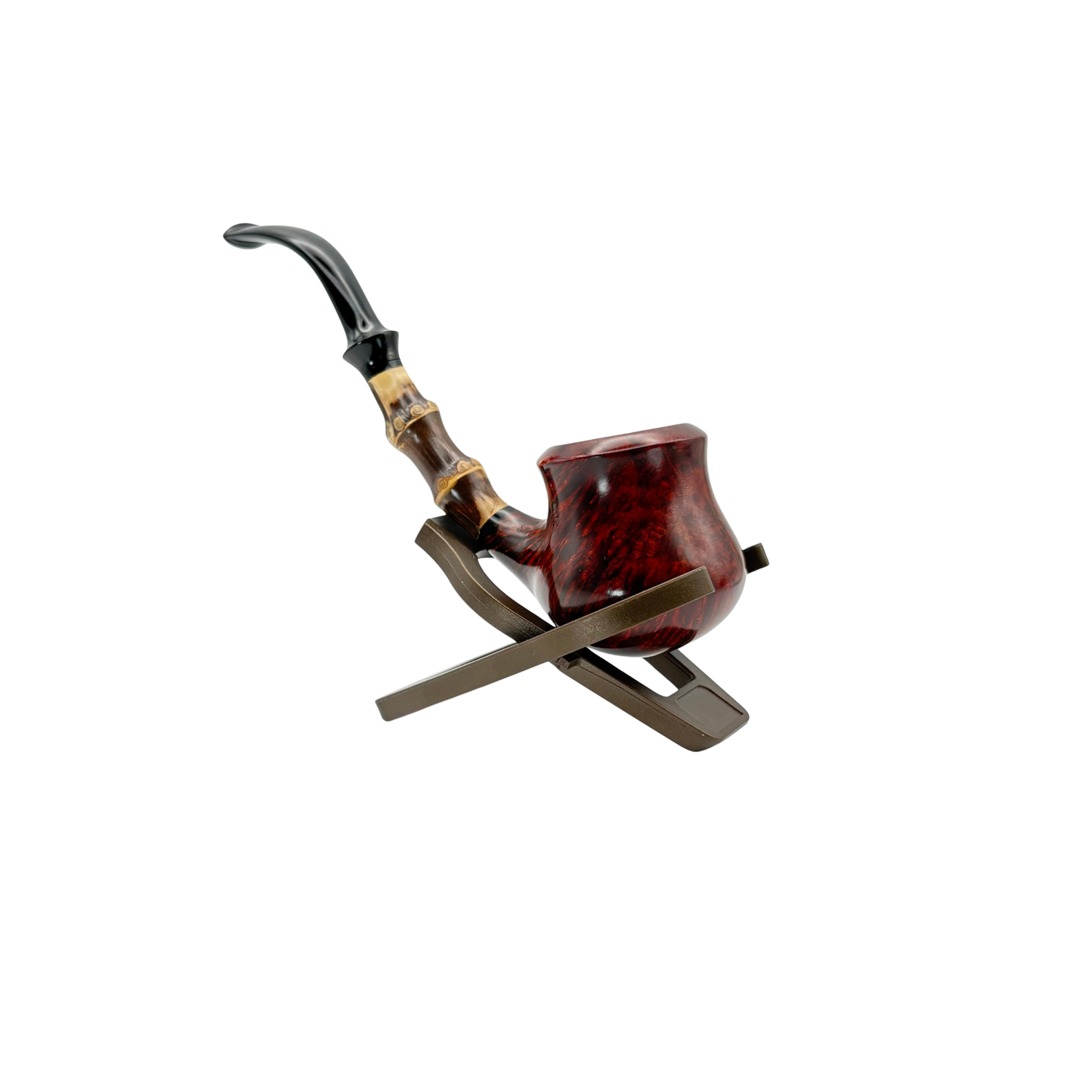 C Pipe Bent Dublin W/Bamboo Shank Smooth