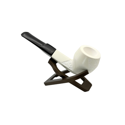 Kaywoodie 175th Bulldog Meerschaum Partially Rusticated D