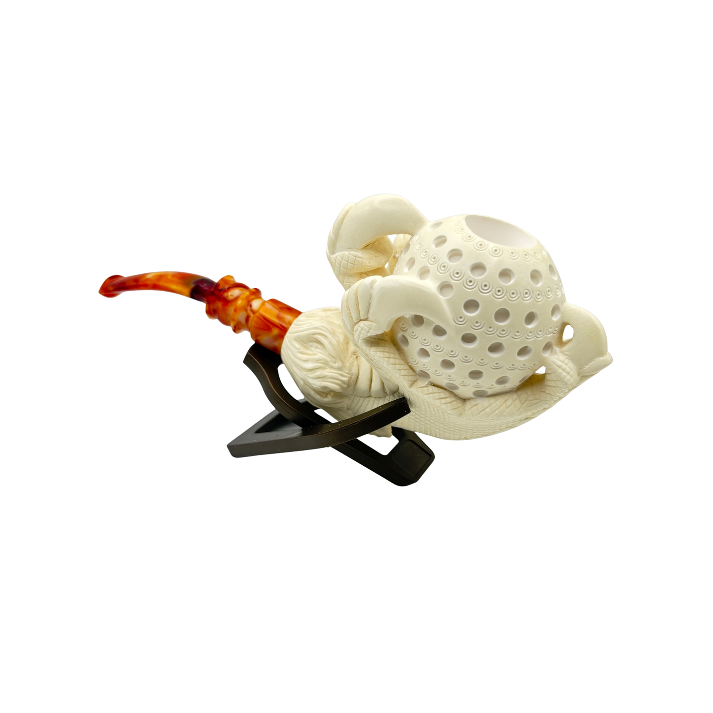 Celebi Large Intricate Eagle Claw Meerschaum