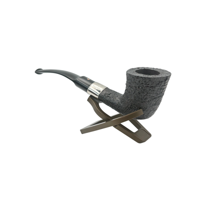 Ashton XXX Pebble Grain Bent Dublin Silver Mounted