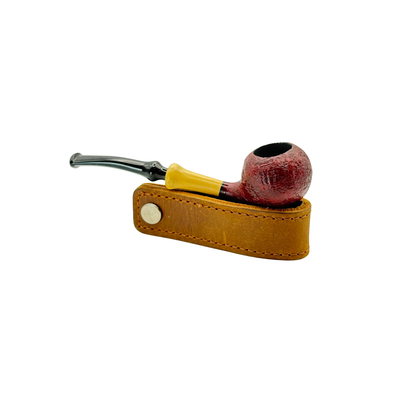 C Pipe Mini Quarter Bent Apple Sandblasted