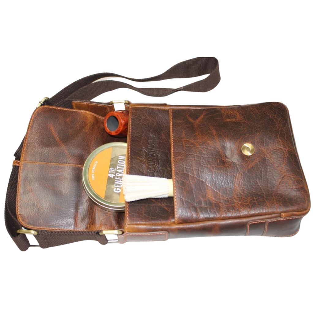 4th Generation Leather Pipe5 Mailbag Vintage Brown