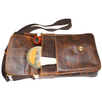 4th Generation Leather Pipe5 Mailbag Vintage Brown