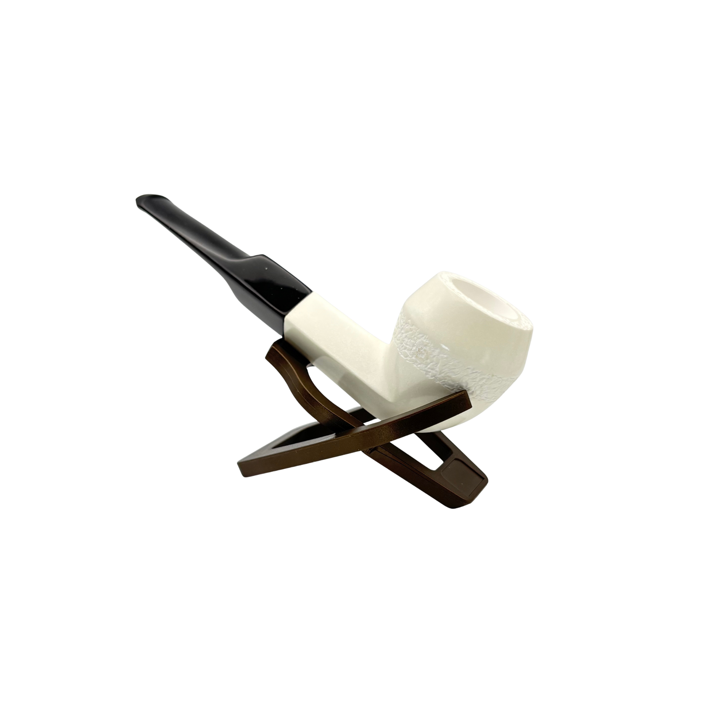 Kaywoodie 175th Bulldog Meerschaum Partially Rusticated A