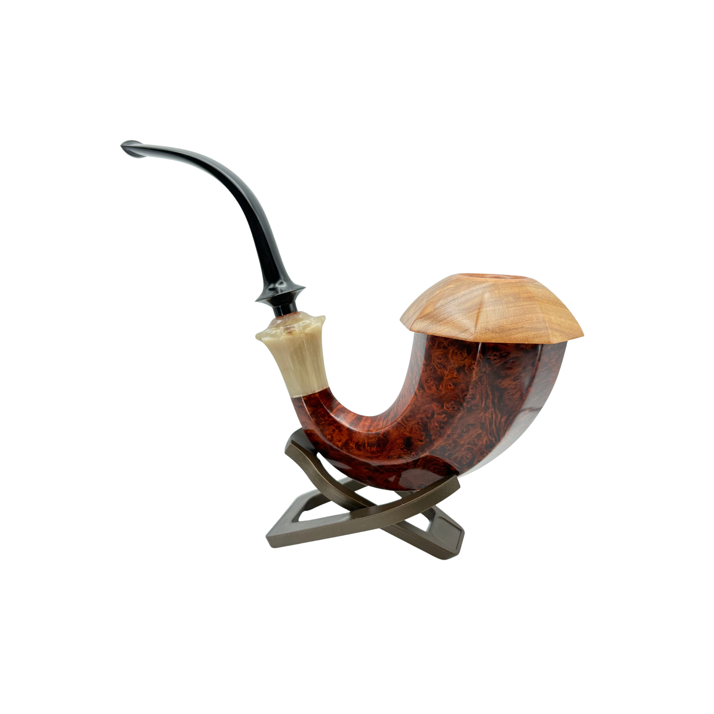 C Pipe Artisan Bent Gourd Calabash Smooth