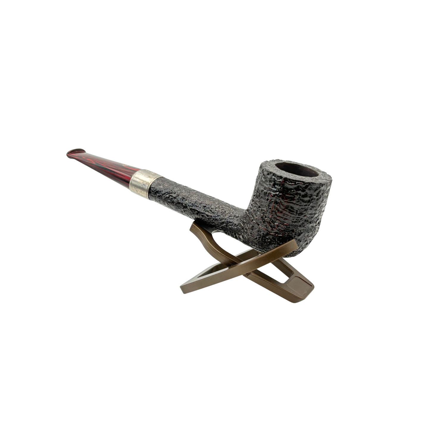 Ashton XXX Brindle 226 Straight Billiard Silver Mounted