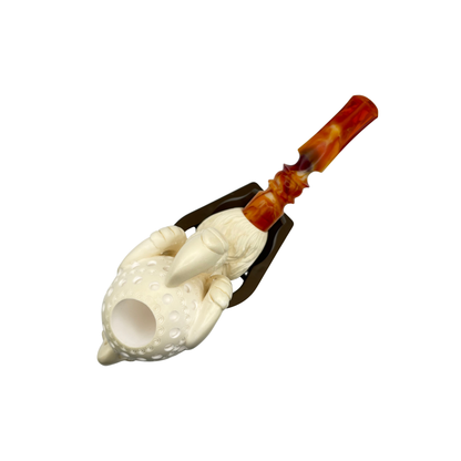 Celebi Large Intricate Eagle Claw Meerschaum