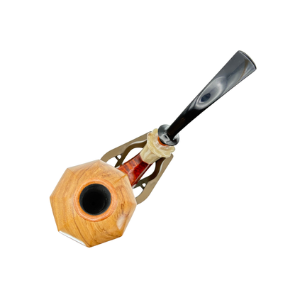 C Pipe Artisan Bent Gourd Calabash Smooth