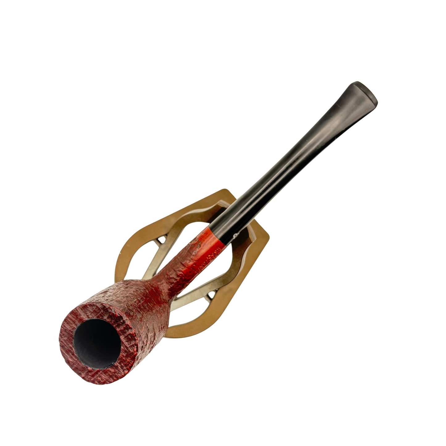 Kaywoodie 175th Rusticated Semi-Bent Billiard