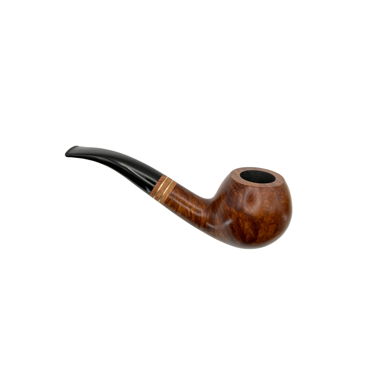Vauen Brass 2342 1/4 Bent Apple