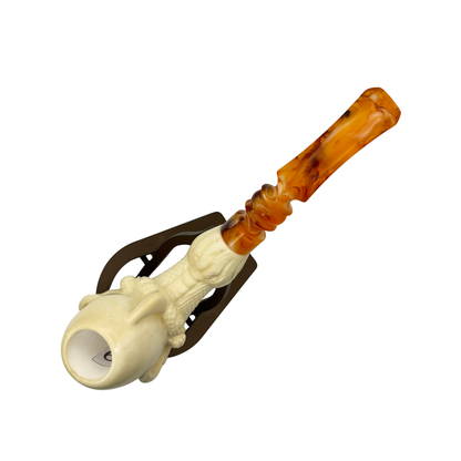 Celebi Intricate Eagle Claw Meerschaum