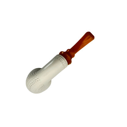 Meerschaum Half Bent Yellow Stem