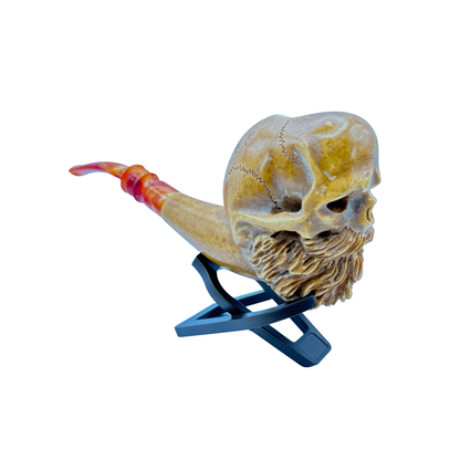 Celebi Large Brown Skull Meerschaum