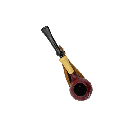 C Pipe Mini Quarter Bent Apple Sandblasted