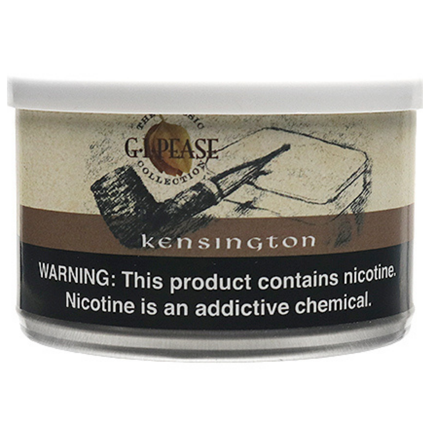 G. L. Pease Pipe Tobacco: Kensinton 2oz