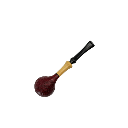 C Pipe Mini Quarter Bent Apple Sandblasted