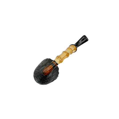 C Pipes Artisan Bamboo-Shank Freehand Poker