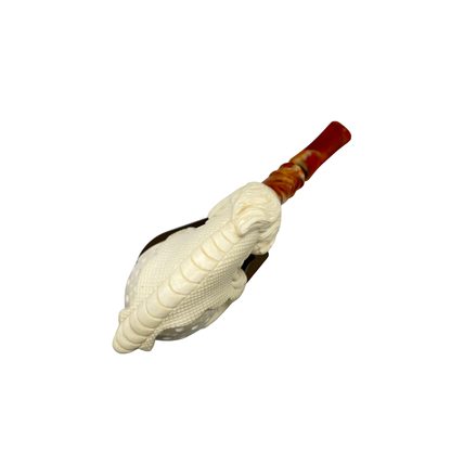 Celebi Large Intricate Eagle Claw Meerschaum
