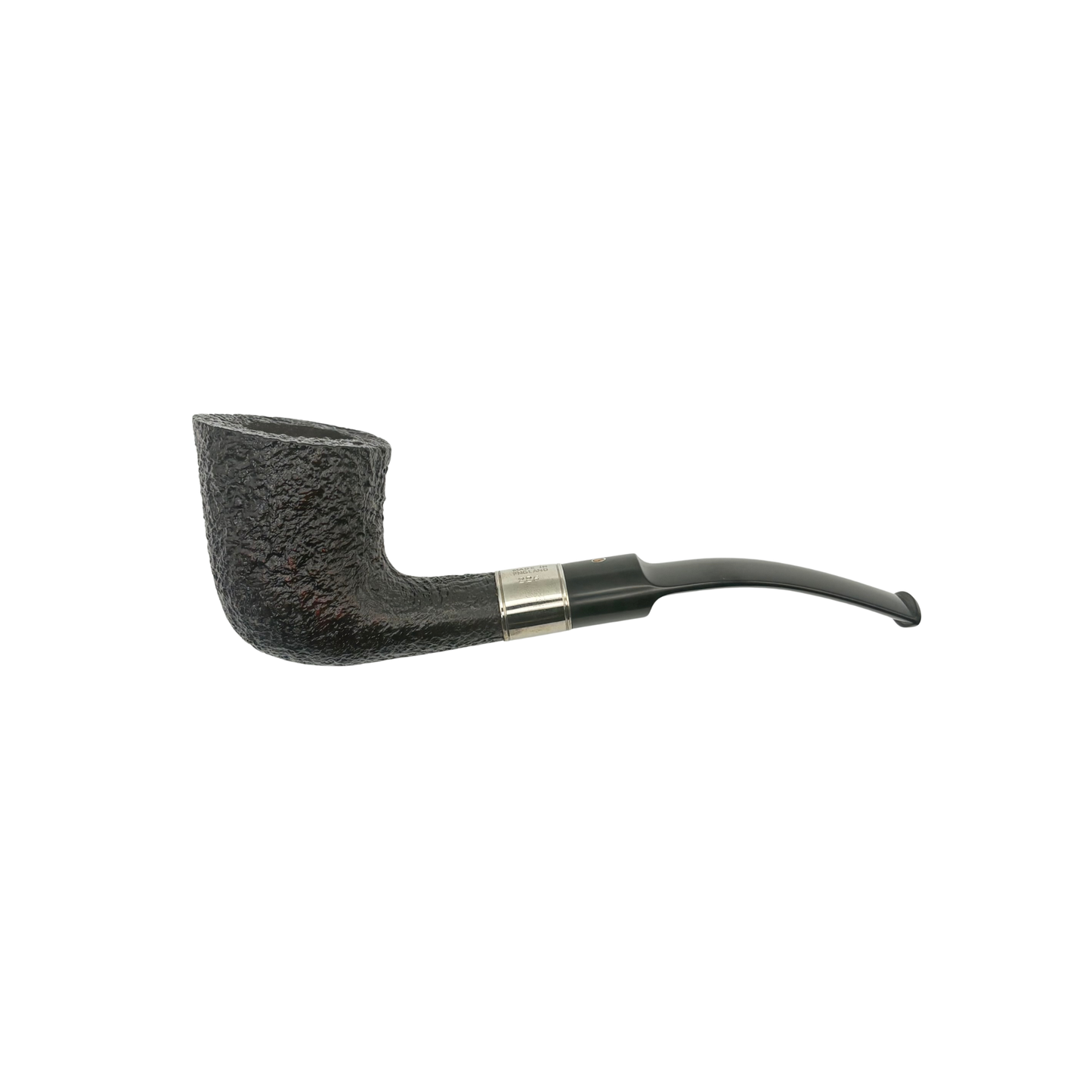 Ashton XXX Pebble Grain Bent Dublin Silver Mounted