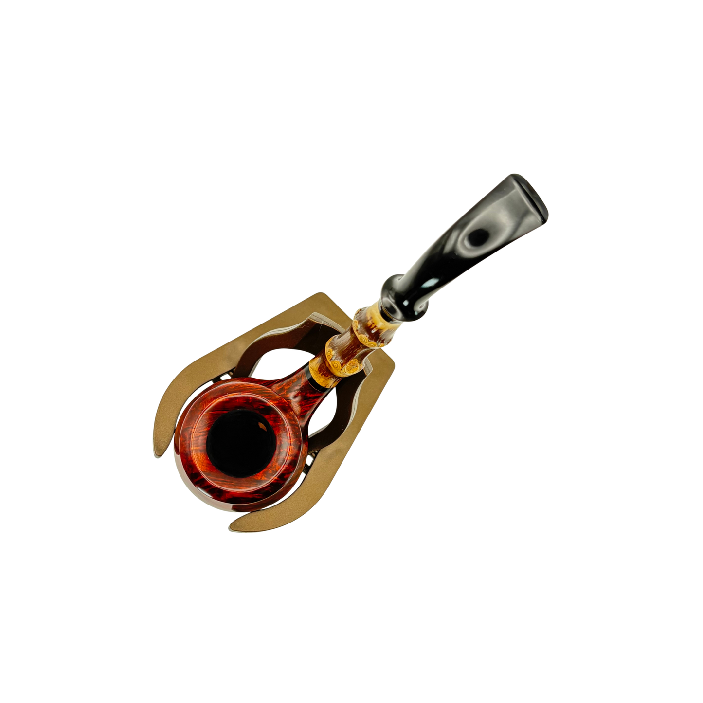 C Pipe Bent Dublin W/Bamboo Shank Smooth