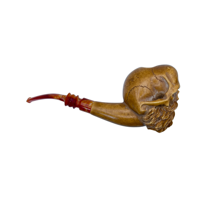 Celebi Large Brown Skull Meerschaum