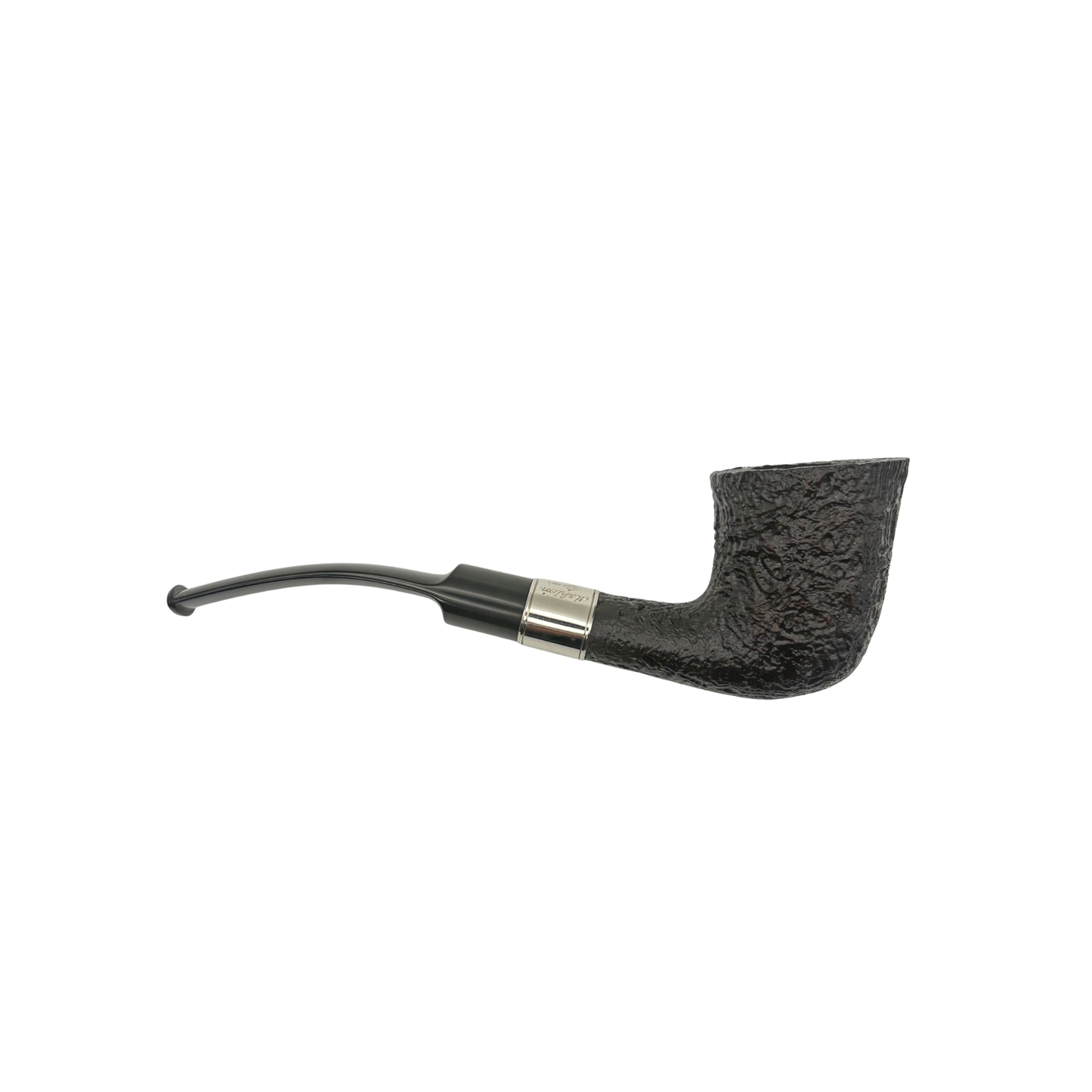 Ashton XXX Pebble Grain Bent Dublin Silver Mounted