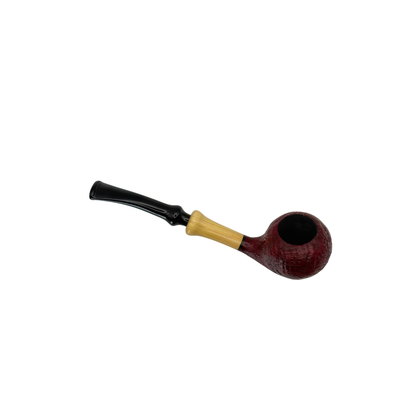 C Pipe Mini Quarter Bent Apple Sandblasted