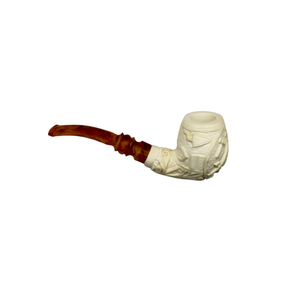 Celebi Billiard w/ Masonic Symbols Meerschaum