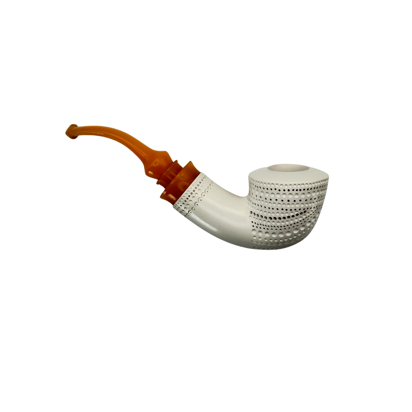 Meerschaum Half Bent Yellow Stem