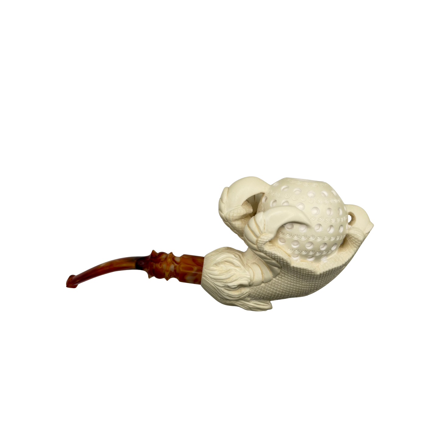 Celebi Large Intricate Eagle Claw Meerschaum