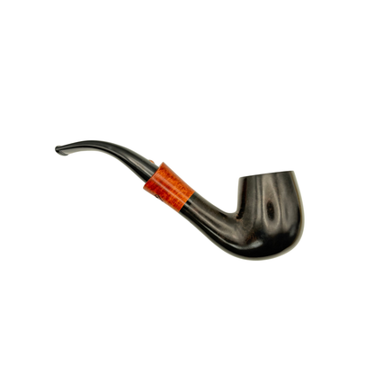 White Elephant Pipes Serengeti Sandblasted Bent Billiard