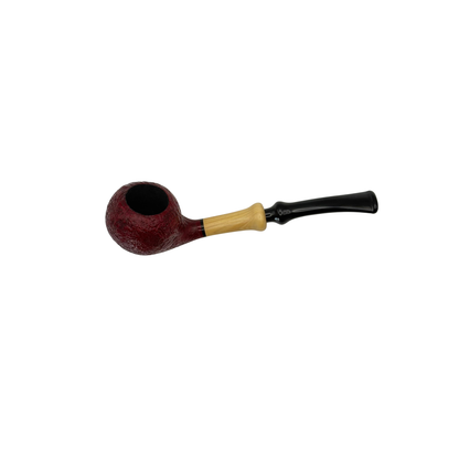 C Pipe Mini Quarter Bent Apple Sandblasted