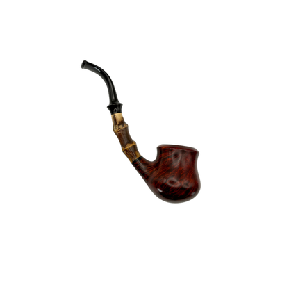C Pipe Bent Dublin W/Bamboo Shank Smooth