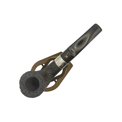 Ashton XXX Pebble Grain Bent Dublin Silver Mounted