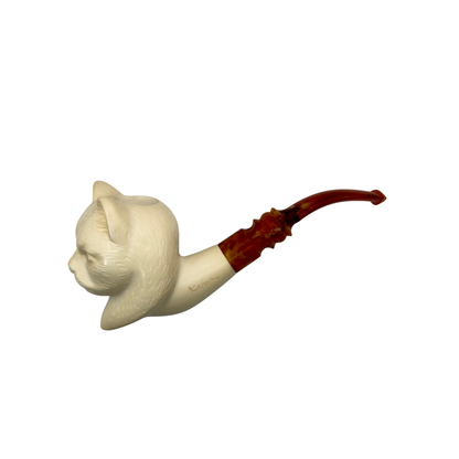Celebi Cat Head Meerschaum