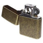 Zippo Lighters: Classic Antique Brass Pipe Lighter 