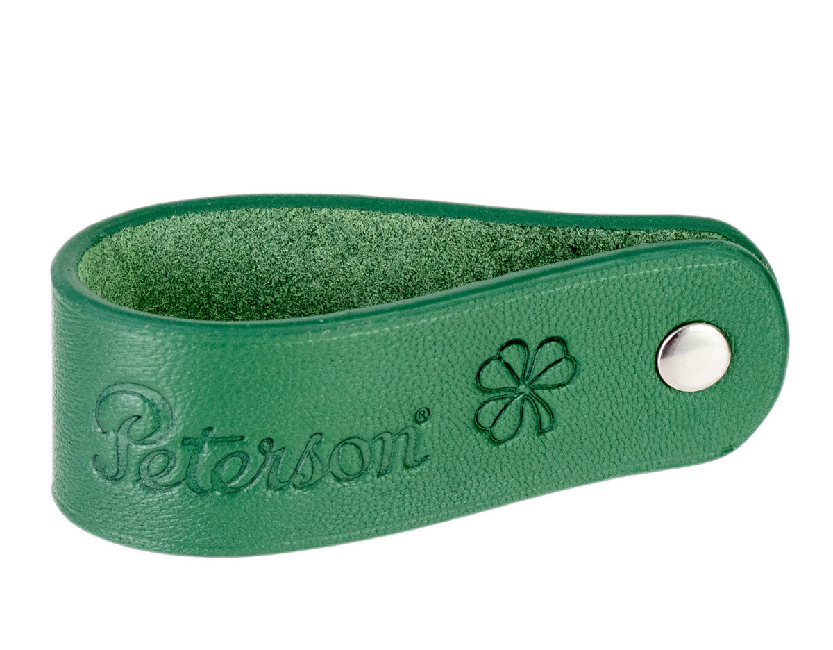 Green Shamrock Leather Pipe Stand 