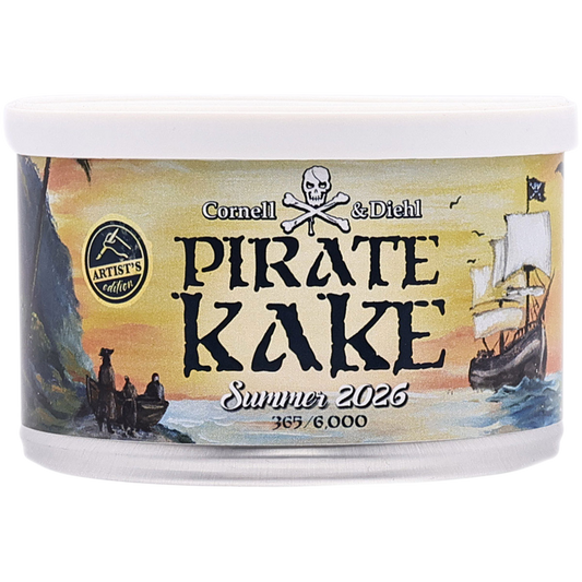 Cornell & Diehl Pipe Tobacco: Pirate Kake Artist's Edition 2oz