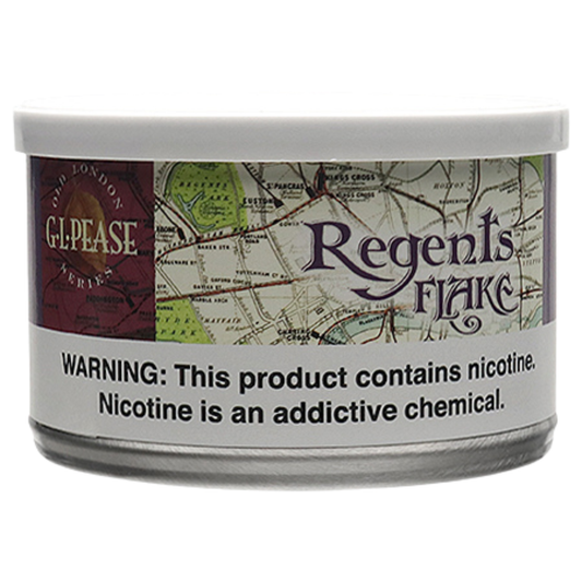 G. L. Pease Pipe Tobacco: Regents Flake 2oz