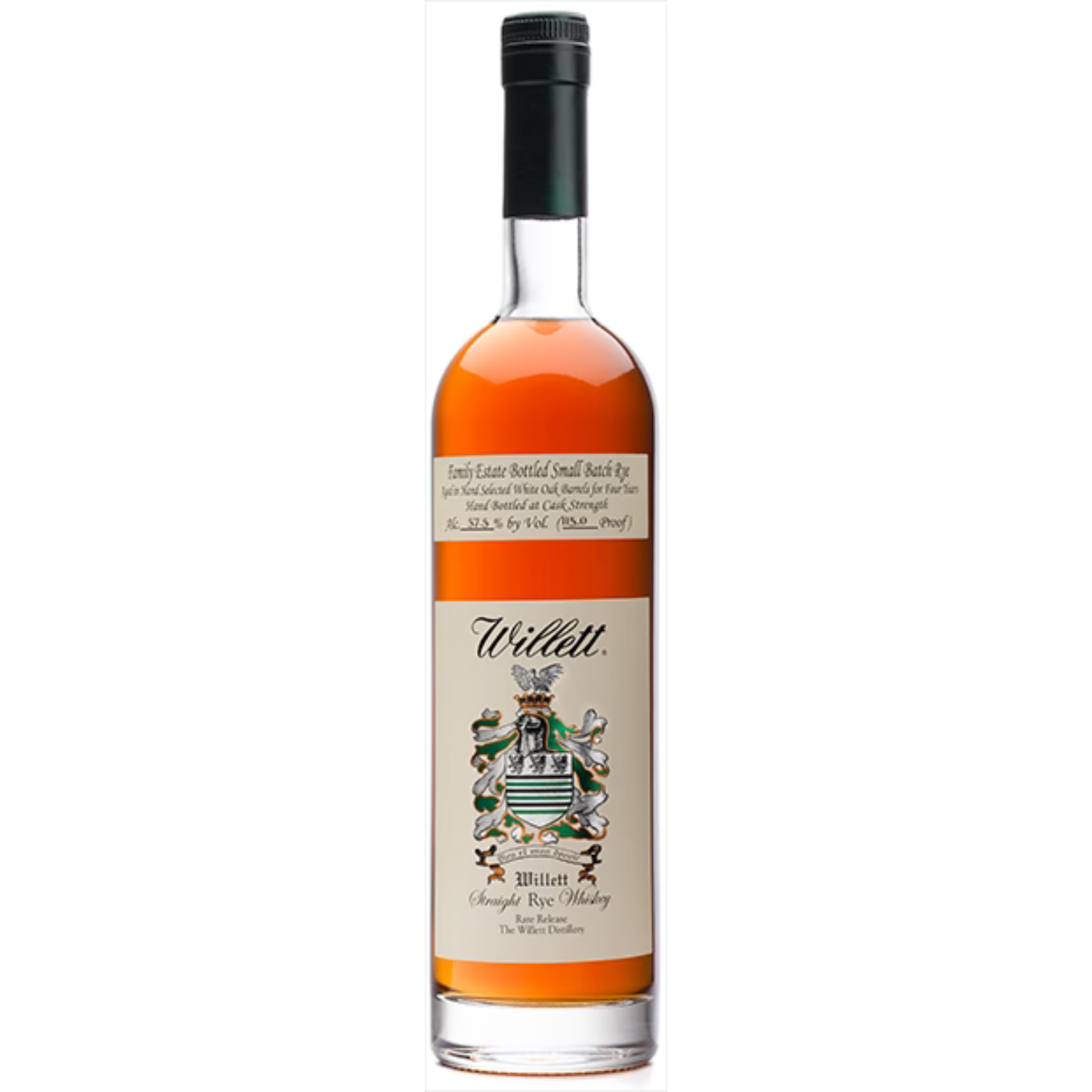 Willett Family Estate Straight Rye Whiskey Cask Strength Kentucky 4yr - 750ml